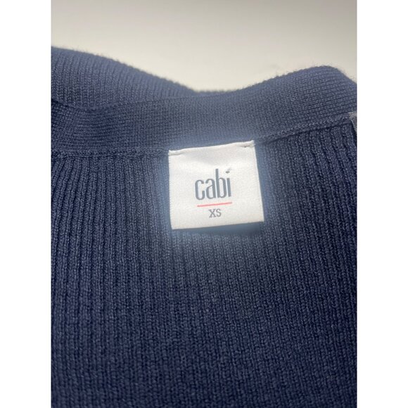 Cabi Sweater Dress Long Sleeve Ladies Size XS Navy Blue Color - Picture 5 of 9